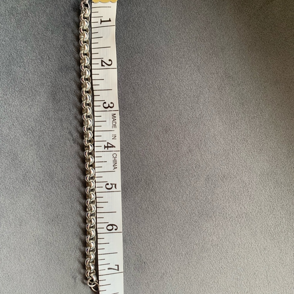 Silver Chain Link Bracelet - Picture 2 of 2